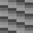 thumbnail image 1 of Ahgly Company Machine Washable Indoor Square Transitional Dark Gray Area Rugs, 4' Square, 1 of 7