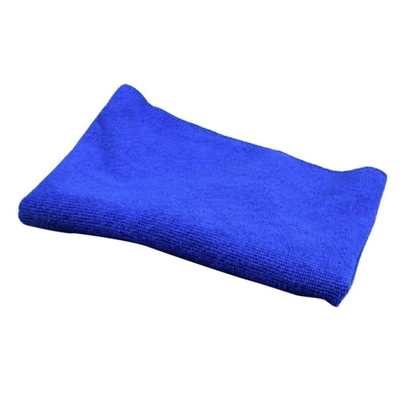 EIGTHTAIL 20x20 Car Towel Microfiber Car Wipe Towel Car Wipe Small Towel Absorbent Water Car Wash Cleaning Towel Blue