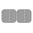 thumbnail image 7 of Haiem Weave Geometric Car Windshield Sun Shade (2 Pieces) Foldable Windshield Sun Shade Car Accessories for Truck SUV Pickup-Medium, 7 of 7