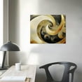 thumbnail image 4 of Nawypu  Abstract Gold Canvas Wall Art for Living Room, Black and Gold Wall Decor for Bedroom Contemporary Abstract Pictures Print Home Decoration Artwork Framed Ready to Hang, 4 of 6