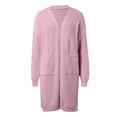 thumbnail image 5 of Womens Long Cardigan Sweaters Open Front Oversized Duster with Pocket for Women 2025 Fall Winter Knit Design Coats, 5 of 5