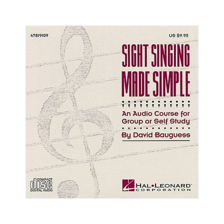 Hal Leonard Sight Singing Made Simple (Resource) CD composed by David Bauguess