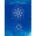 thumbnail image 2 of Borders, Cole 12x14 White Modern Wood Framed Museum Art Print Titled - PP1092-Faded Blueprint Tesla Coil Patent Poster, 2 of 4