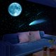 thumbnail image 3 of Pegatinas De Pared Que Brillan En La Oscuridad, Autoadhesivas, Pegatinas De Pared De Luna Y Estrellas, Decoración De Pared Luminosa Impermeable, Brillante De Larga Duración, 8-15 Horas Para Decoración Muyoka Hogar, 3 of 6