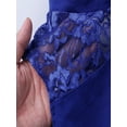 thumbnail image 7 of iEFiEL Girls Sleeveless Lace Back Ballet Dance Gymnastics Leotard Blue-B 13-14, 7 of 7
