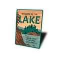 thumbnail image 4 of Lake Scenery Novelty Sign, Metal Wall Decor - 10x14 inches, 4 of 4