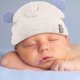 thumbnail image 3 of Gorro de algodón para niña recién nacida, bonito tocado para dormir para bebé, 3 of 7