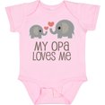 thumbnail image 3 of Inktastic My Opa Grandpa Loves Me Boys or Girls Baby Bodysuit, 3 of 5