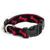 Pet Select 3/4'' Nylon-Woven Designer Adjustable Collar (10''-14'')