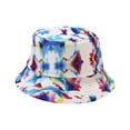 thumbnail image 2 of Only Moment Blue Fishing Hiking Outdoor Safari Hats Polyester,Cotton Unisex Summer Travel Beach Fisherman Hat for Men Women Outdoor Fishing Hiking One Size, 2 of 4