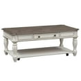 thumbnail image 1 of Pemberly Row Magnolia Manor Blanc Ensemble de 3 Pcs (1-Cocktail 2-Tables d'Appoint), 1 of 13