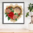 thumbnail image 3 of Pintura de diamante 5D DIY Kit de taladro en forma especial parcial Corazón Decoración del hogar JShteea El nuevo, 3 of 9