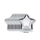 thumbnail image 3 of Penkiiy 10 Pcs Star Silver Paper Plates, 7 pulgadas Pentagram Platos de papel desechables para aperitivos, postres, suministros de fiesta, 3 of 9