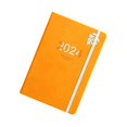 thumbnail image 2 of Planificador 2024 Planificador Semanal Cubierta de PU Planificador de Citas Cuaderno de Lista de Tareas Portátil 156 Hojas/312 Páginas para Oficina, H , naranja, 2 of 8