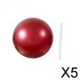 thumbnail image 1 of Colaxi 5X Small Pilates Ball Heavy Duty Workout Ball for Home Gym Balance Red, 1 of 8