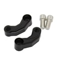 thumbnail image 3 of Extensores universales para espejos de moto - Aleación de aluminio CNC, rosca M10 (1.5mm paso), fácil instalación sin modificaciones, incluye tornillos, disponible en negro o plateado. ¡Ajuste, 3 of 6