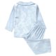 thumbnail image 5 of Odeerbi 1-8 Años Niños Niñas Pijama de Satén Con Solapa Entallada Camisa de Manga Larga Conjunto de Pantalones Suave Ropa de Dormir de Dos Piezas Pijama de Dos Piezas, 5 of 9