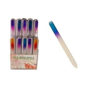 Diamond Visions Max Force 01-0289 MultiPack of Glass Nail Files in Assorted Colors 2 Nail Files