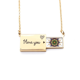 thumbnail image 1 of Flower Leaf Frame paralelo repetir el patron Sobre de carta de amor, collar y joyas colgantes, 1 of 3