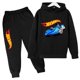thumbnail image 4 of Conjuntos de ropa deportiva para niños de Hot Wheels, primavera y otoño, informales, para niños de 3 a 13 años, sudadera con capucha y pantalones, 4 of 5