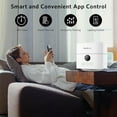 thumbnail image 5 of Purifier and Humidifier Combo for Bedroom, Covers to 200ft², H13 True HEPA Filter, 400ML Water , Quiet Cool Mist Top Fill Essential Oil Diffuser for , Pet Room, APP Control, 5 of 8