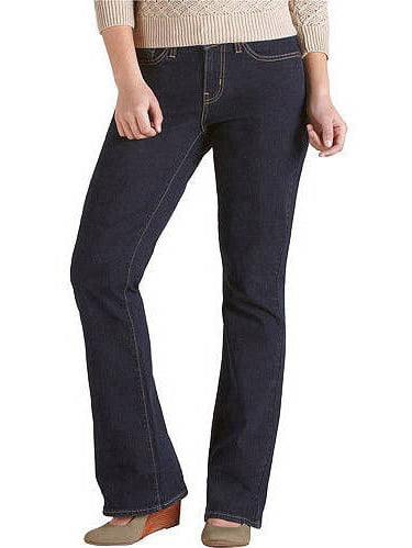 Signature by Levi Strauss & Co. Women's Curvy Bootcut Jeans - Walmart.com