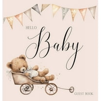 Bear Baby Shower Guest Book (hardback), (Hardcover)