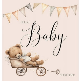 It's a Boy: Baby Shower Guest Book with The Stork Bringing Baby