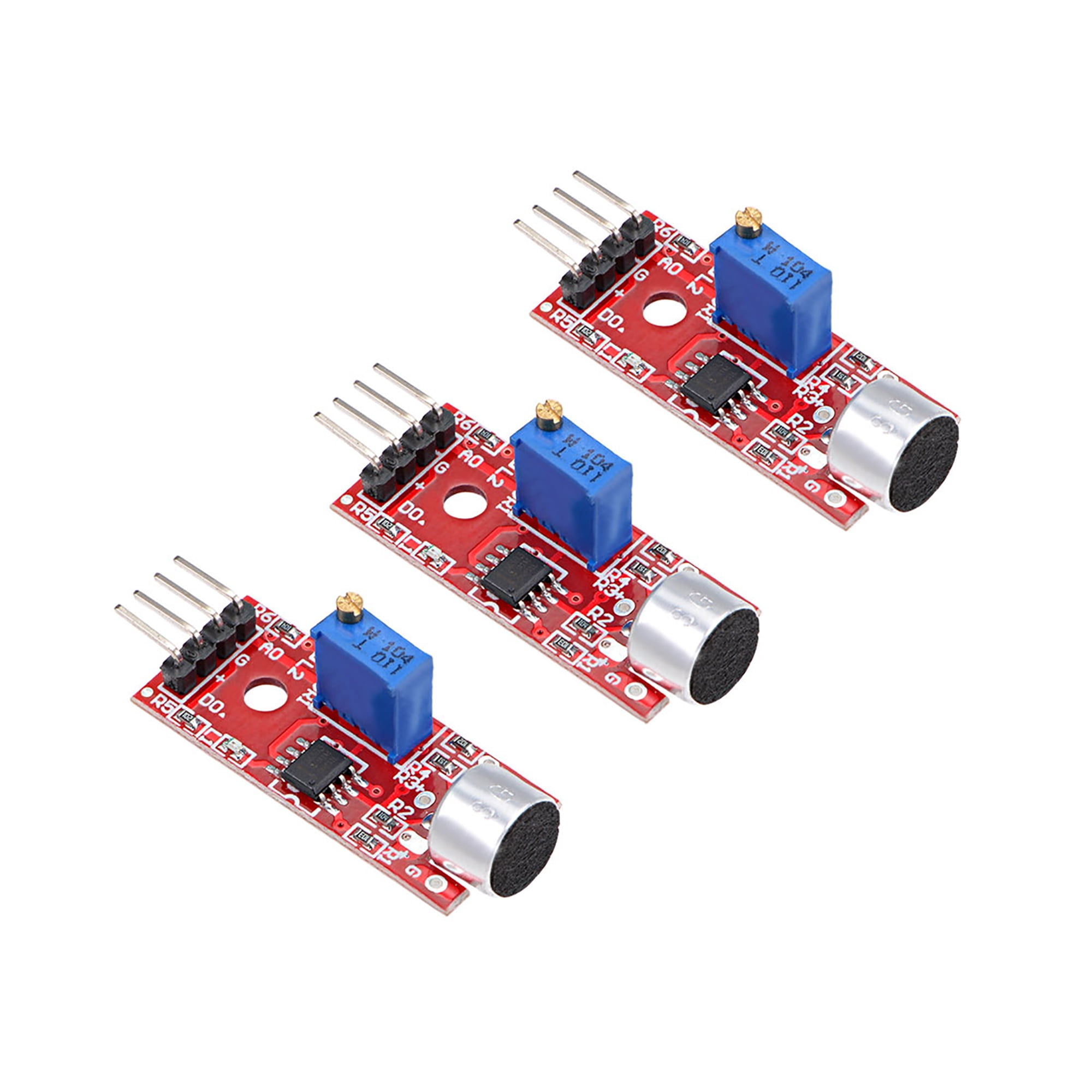 Microphone Sound Sensor Voice Detection Module w DO AO Output for ... Circuit Diagram