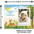 thumbnail image 4 of To Mommy on Our First Mother's Day Tabletop or Wall Mount Picture Frame Gift, 8.25 x 7 and Holds 3.5 x 5 Photo,  Fawn Theme, 4 of 6