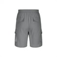 thumbnail image 5 of lkfuzj Mens Y2k Fashion Cargo Shorts Elastic Waist Knee Length Activewear Shorts Lightweight Comfy Casual Summer Clothes with Pockets, 5 of 9