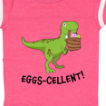 thumbnail image 4 of Inktastic Eggs-cellent Cute Easter T-Rex Dinosaur Boys or Girls Baby Bodysuit, 4 of 5