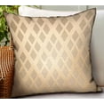 thumbnail image 2 of Plutus Brands Diamond Cascade Brown Geometric Luxury Outdoor/Indoor Throw Pillow, 2 of 3