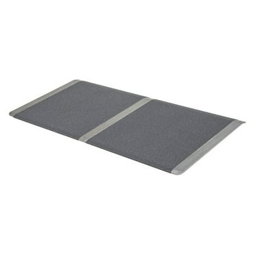 2-5/8" High, 32" Wide Solid Aluminum Mobility Threshold Ramp for Wheelchairs, Scooters, and Power Chairs