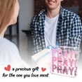 thumbnail image 2 of Pink Room Decor Christian Gifts for Women Pray Over It Bible Verse Inspirational Gifts for Women, Office Decor Bedroom Decor Desk Accessories, Pray on It Pray through It, 4x 4 Inches, 2 of 6