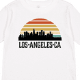 thumbnail image 4 of Inktastic Los Angeles California Skyline Retro Boys or Girls Long Sleeve Toddler T-Shirt, 4 of 5