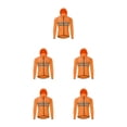 thumbnail image 3 of Eigraketly Chaqueta de ciclismo Abrigo de bicicleta Con capucha Correr Rompevientos Ropa a prueba de viento Moto Manga larga Hombre Equitación Type2 NO2, 3 of 6