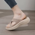 thumbnail image 4 of Xucatan Women's Wedge Sandals, Cushioned Perforated Mule with Rhinestone Accents, Casual Spring Summer Slip On Footwear, Versatile Round Toe Design for Daily Leisure Gift, 4 of 9