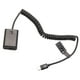 thumbnail image 1 of Adaptador Decodificado De Batería Ficticia Con Cable De Resorte Tipo C Para Sony A7S2 A6500, 1 of 7