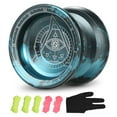 thumbnail image 1 of Balle Yoyo Professionnelle Compétitive en Aluminium Cadeau Yoyo Yo Yo avec Cordons et Gant, 1 of 7