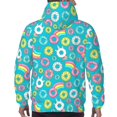 thumbnail image 7 of Wukai Donut Print Men Hoodies Fleece Sweatshirts Long Sleeve Sweaters Pullover Fall Outfits Winter Clothes-XX-Large, 7 of 7