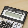 thumbnail image 4 of Desktop Calculator 8 Digit Large LCD Display | Dual Power Solar Battery | Ergonomic Non-Slip Buttons | Financial Math Function | Adults Students | 11.2x14.2x2.5cm | ABS Plastic | 1 Pack, 4 of 6