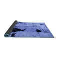 thumbnail image 2 of Ahgly Company Indoor Square Abstract Blue Modern Area Rugs, 7' Square, 2 of 4