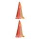 thumbnail image 3 of Qarigey Mantón degradado Universal para mujer, bufanda de hombro portátil, pañuelo decorativo, accesorio decorativo para viaje, naranja y Rojo naranja 2piezas, 3 of 6