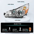 thumbnail image 3 of For 2010 2011 2012 2013 2014 Subaru Legacy/Outback Projector Chrome Headlights, 3 of 8