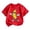 AB344 Red, variant on Bainana Short Sleeve T Shirts For Boys Baseball Print Loose Tops Big Kids Summer Tees