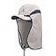 thumbnail image 1 of AONIJIE Dual Purpose Removable Foldable Sun Cap with Neck Flap, Sun Protection Breathable Mesh Shawl Cap(A#Khaki), 1 of 1