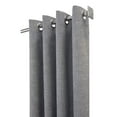 thumbnail image 2 of Thermaplus Maya Grommet Curtain Panel Window Dressing 52 x 95 in Grey, 2 of 5