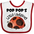 thumbnail image 3 of Inktastic Pop Pop's Little Ladybug Boys or Girls Baby Bib, 3 of 4