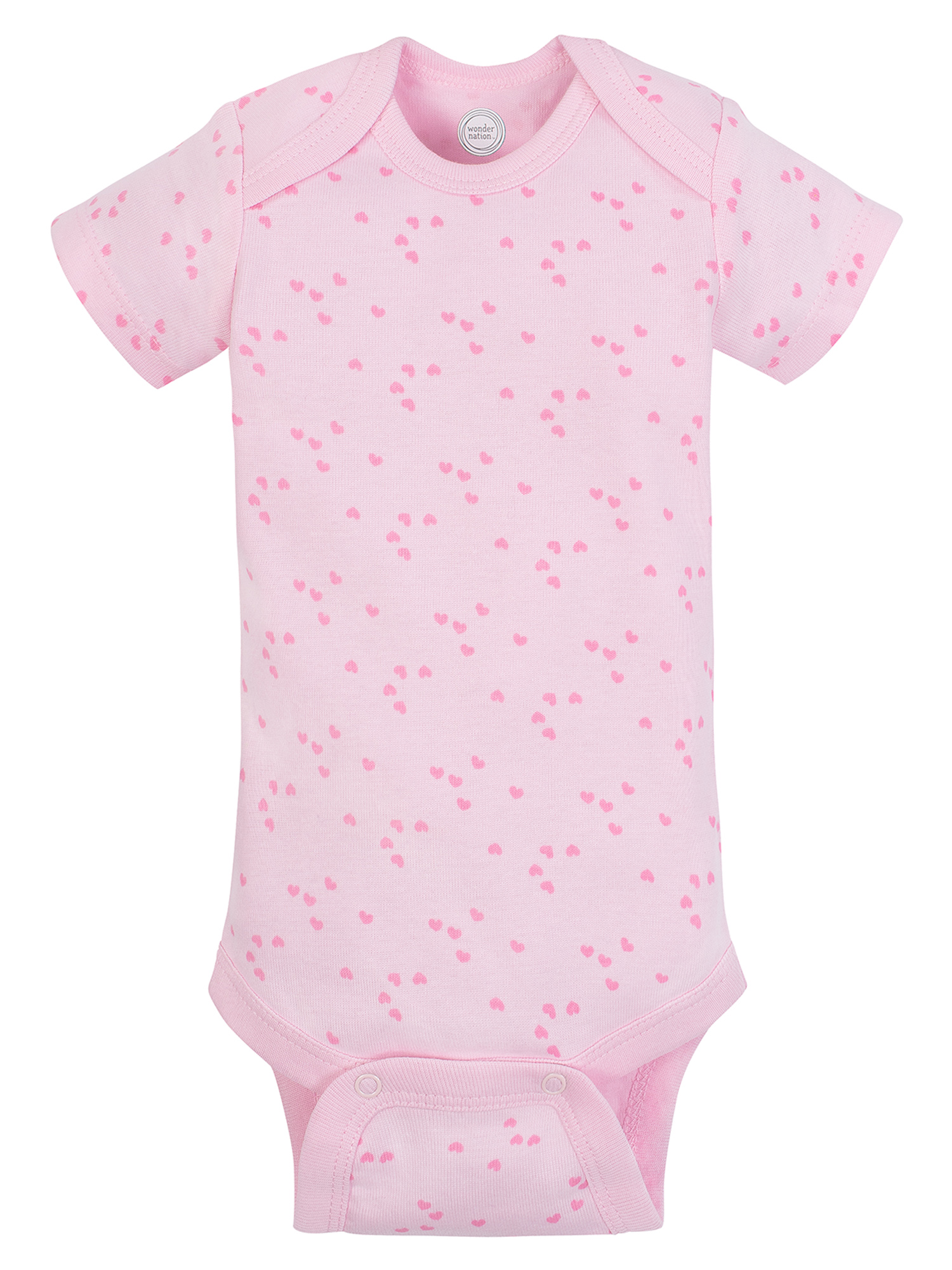 Short Sleeve Bodysuits, 6pk (Baby Girl) - image 2 of 6